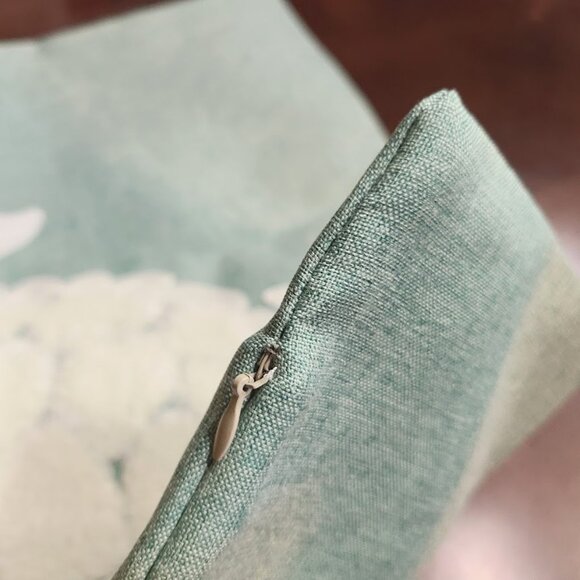 Decorative Throw Pillow Cover Embroidered Case Nautical Sea Turtle Beach Decor - Picture 8 of 10